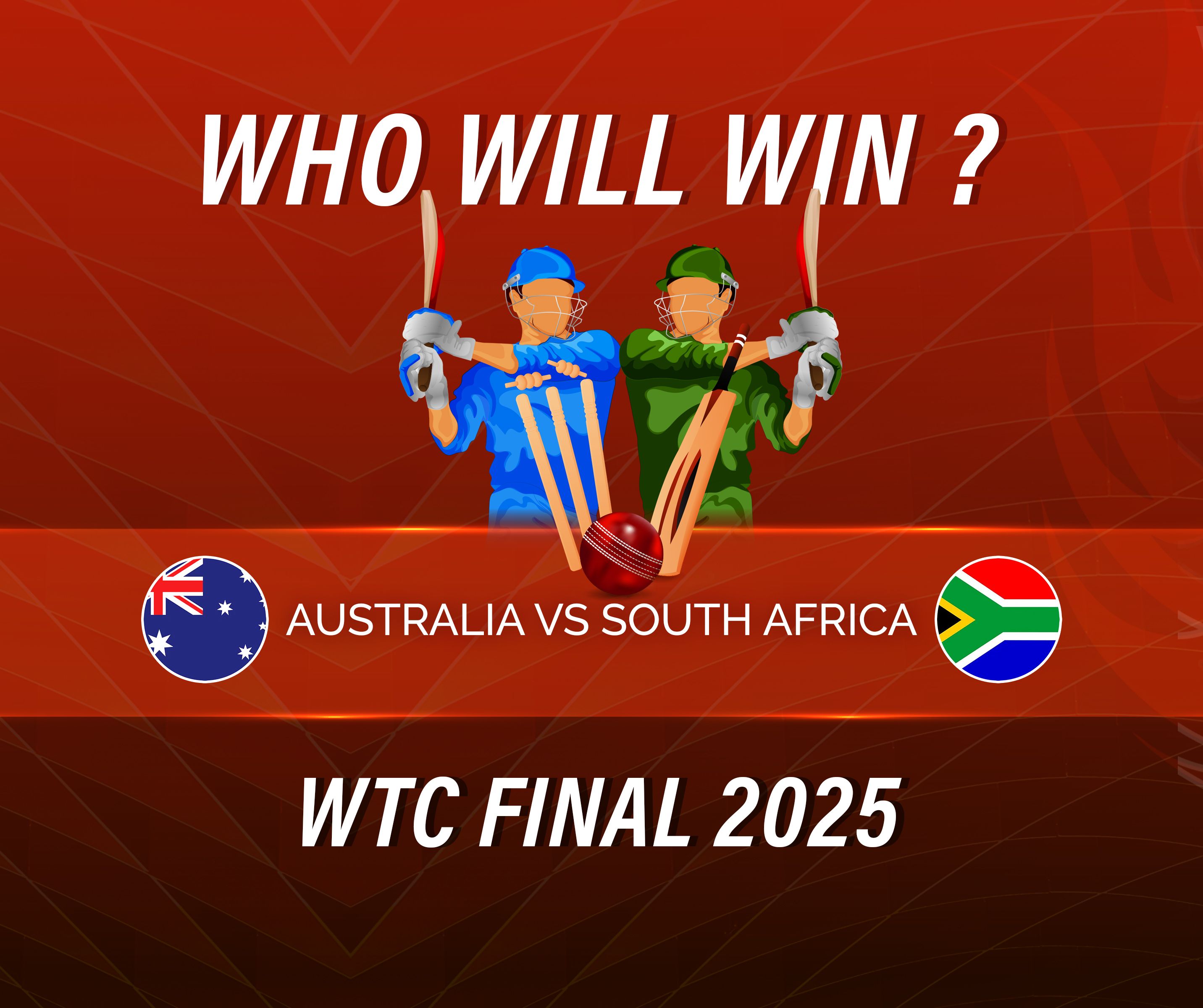 Who will win WTC Final 2025 - Australia vs South Africa